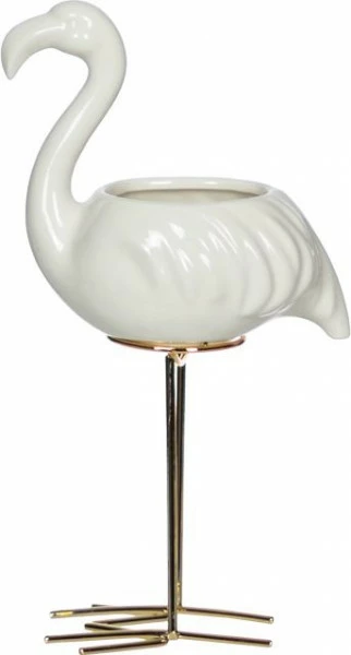 Szkatułka flaming Goldi 27 (biało/złoty) 