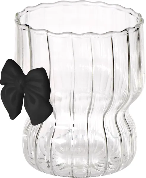 Szklanka z czarną kokardką Bella 33