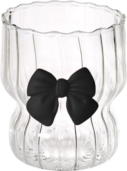 Szklanka z czarną kokardką Bella 33
