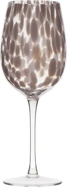 Kieliszek do wina Dots 23 (przezroczysty/różowy)