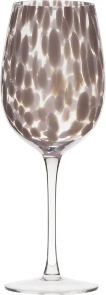 Kieliszek do wina Dots 23 (przezroczysty/różowy) 