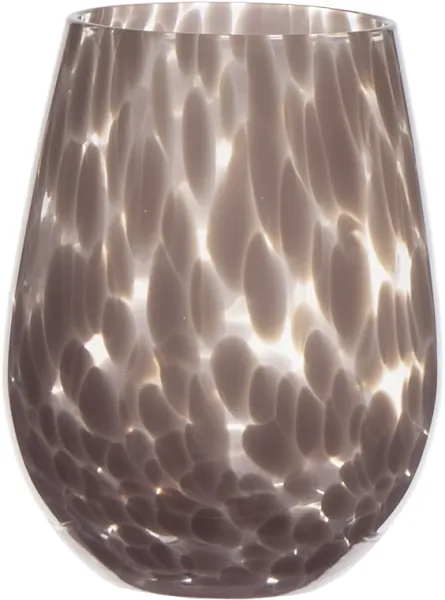 Szklanka Dots 24 (przezroczysty/różowy) 