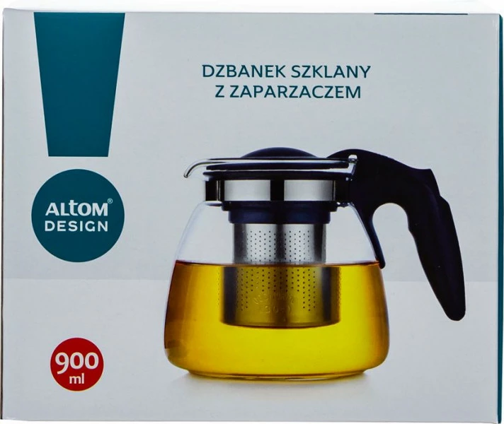 Zestaw Andrea - dzbanek z zaparzaczem i 2 kubki termiczne