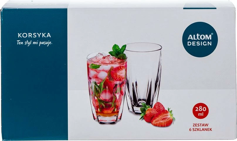 Zestaw szklanek Korsyka (6szt.)