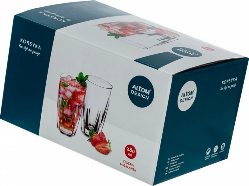 Zestaw szklanek Korsyka (6szt.) 