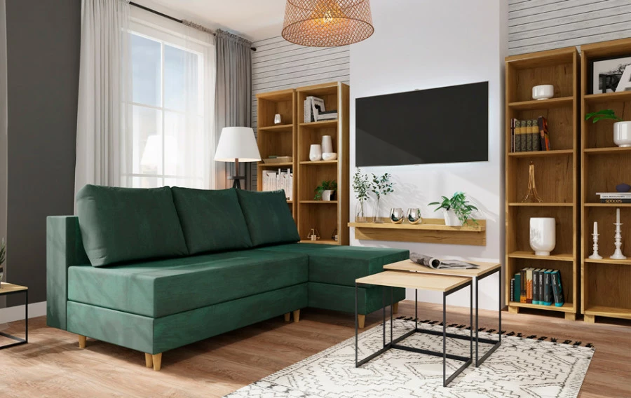 Regał półkowy Panama (dąb Soma ciemny)