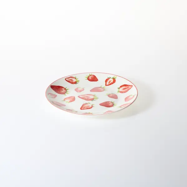 Talerz deserowy mały Strawberry 130