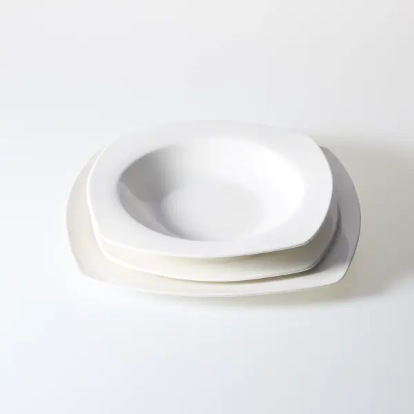 Zestaw talerzy Silla 18 elementów (biały)