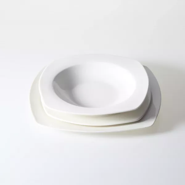 Zestaw talerzy Silla 18 elementów (biały) 