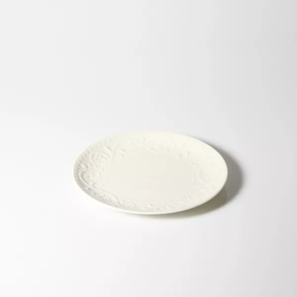 Zestaw talerzy Koronka 18 elementów (biały) 