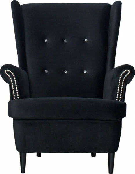 Fotel Diamentino (plusz czarny)
