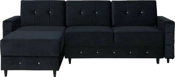 Narożnik Diamentino (plusz czarny)