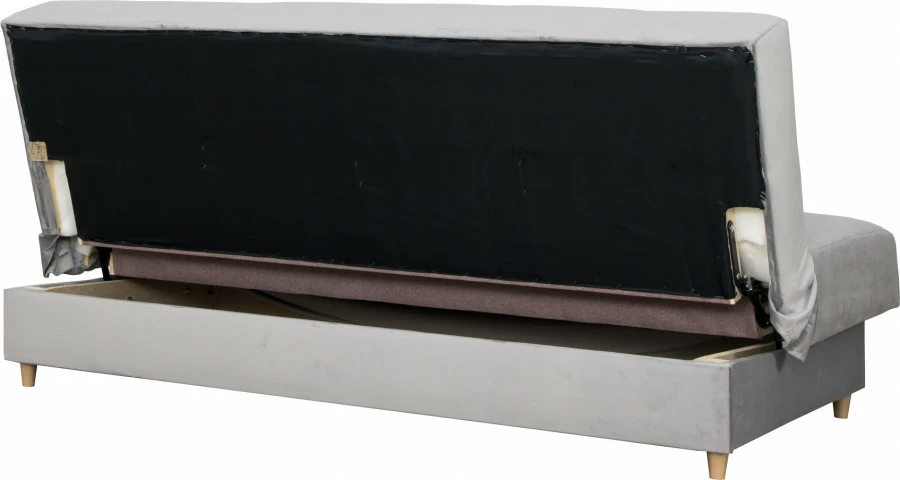 Wersalka Kortina (plusz srebrzysty)