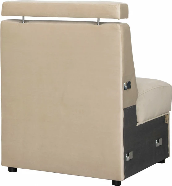 Siedzisko 1-osobowe Lazur  (plusz beż) 