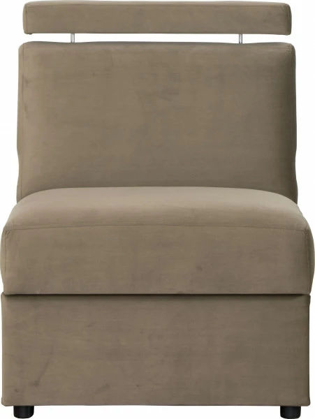 Siedzisko 1-osobowe Lazur (plusz brąz)