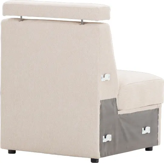 Siedzisko 1-osobowe Lazur (rojal beż)