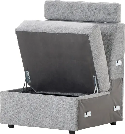 Siedzisko 1-osobowe Lazur (rojal szary)