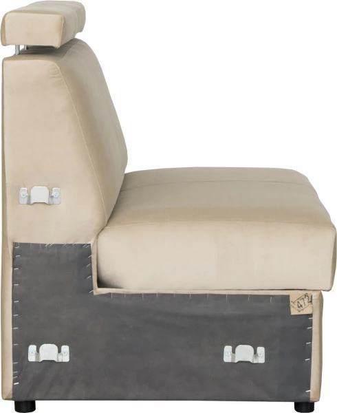 Siedzisko 2-osobowe Lazur (plusz beż) 