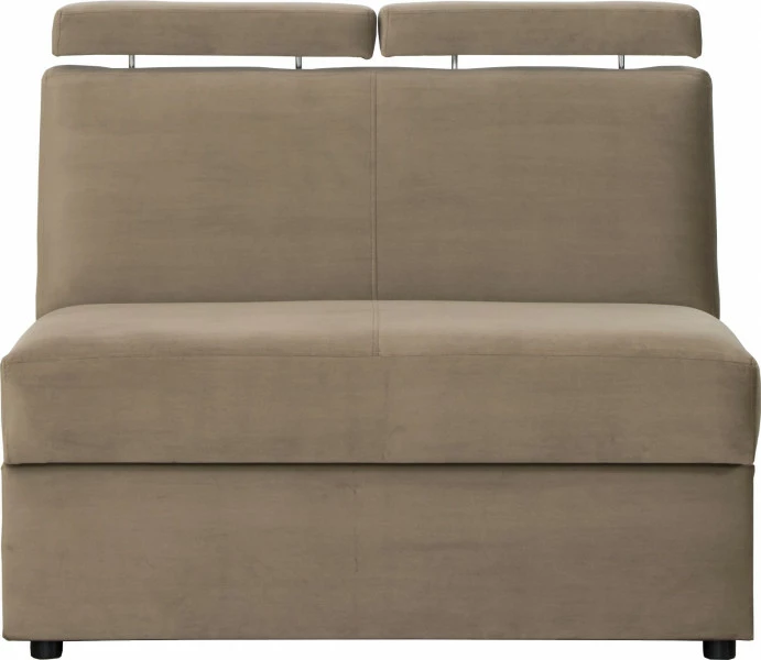 Siedzisko 2-osobowe Lazur (plusz brąz)