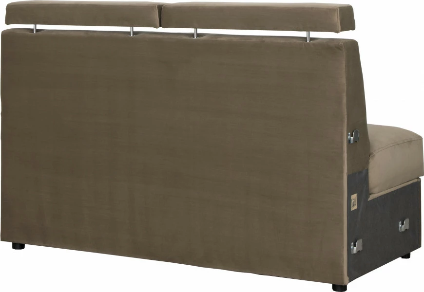 Siedzisko 3-osobowe Lazur (plusz brąz)