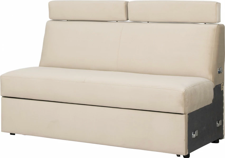 Siedzisko 3-osobowe rozkładane Lazur (plusz beż) 