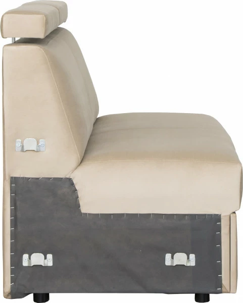 Siedzisko 3-osobowe rozkładane Lazur (plusz beż) 