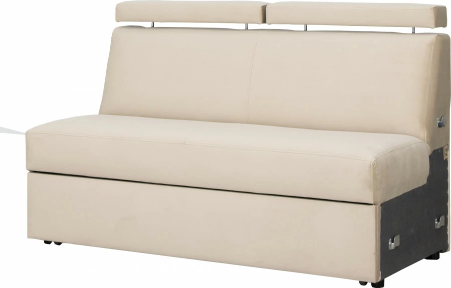 Siedzisko 3-osobowe rozkładane Lazur (plusz beż)