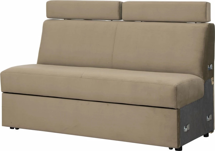 Siedzisko 3-osobowe rozkładane Lazur (plusz brąz) 