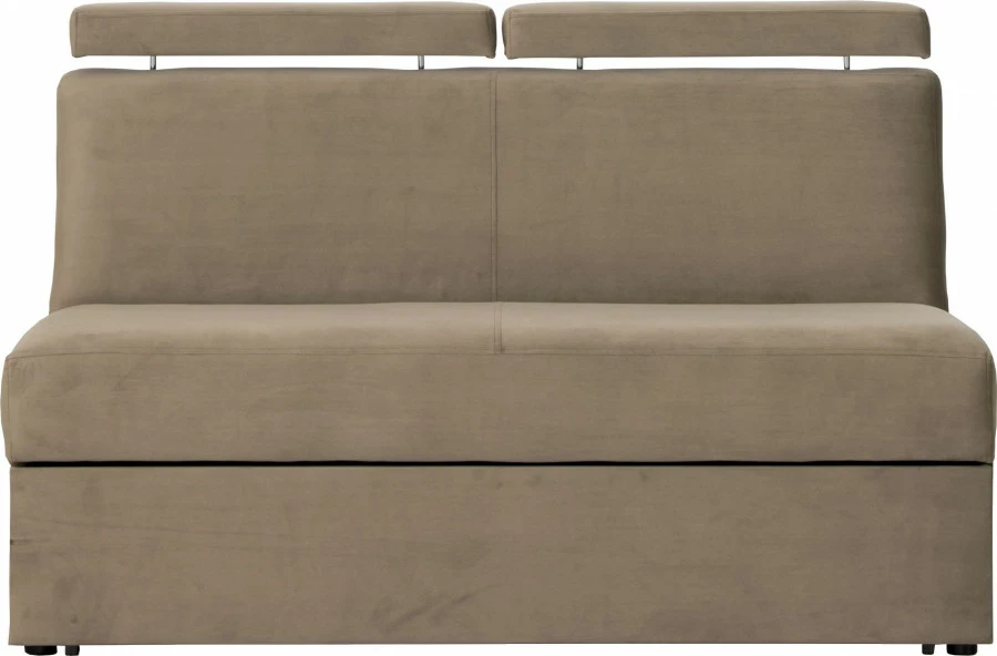 Siedzisko 3-osobowe rozkładane Lazur (plusz brąz) 