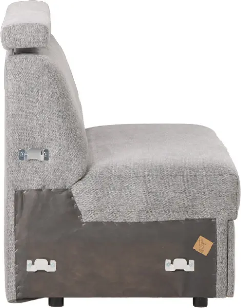 Siedzisko 3-osobowe rozkładane Lazur (rojal szary)