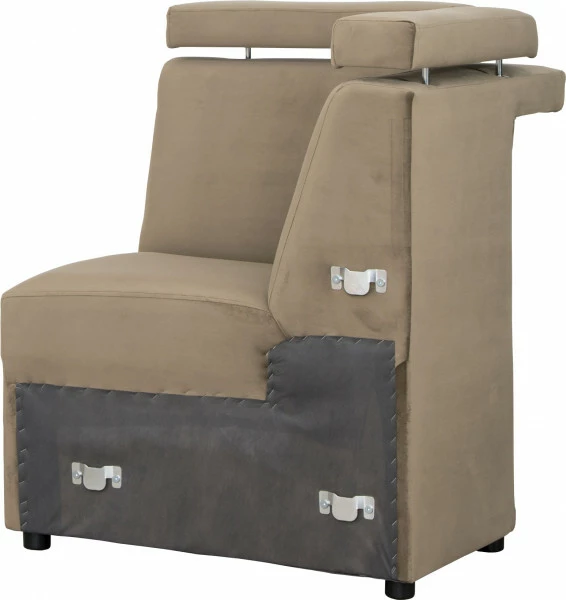 Siedzisko narożne Lazur (plusz brąz)