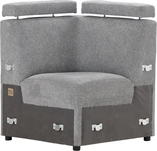 Siedzisko narożne Lazur (rojal szary)