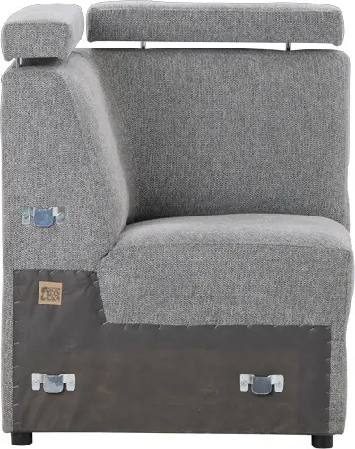 Siedzisko narożne Lazur (rojal szary)