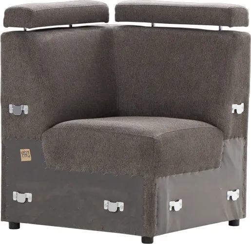 Siedzisko narożne Lazur (rojal grafit)