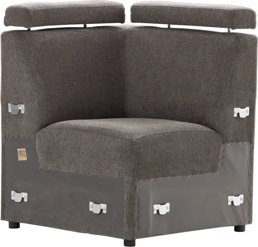 Siedzisko narożne Lazur (rojal grafit)