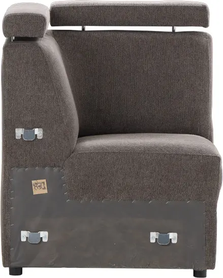 Siedzisko narożne Lazur (rojal grafit)