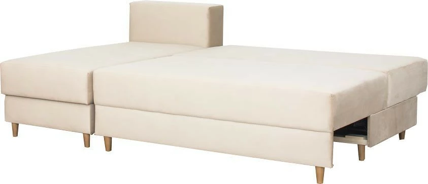 Narożnik Madryt (plusz beż)