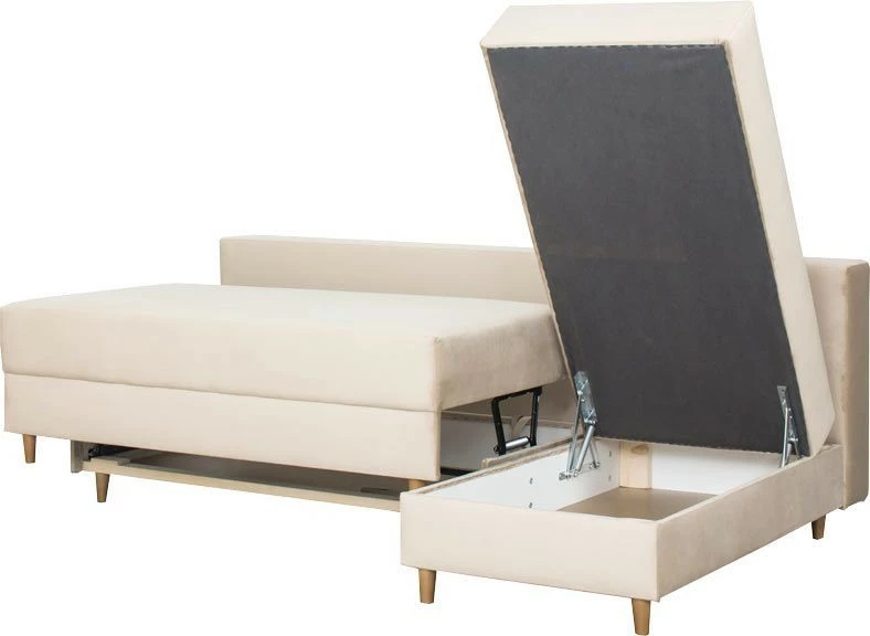 Narożnik Madryt (plusz beż)