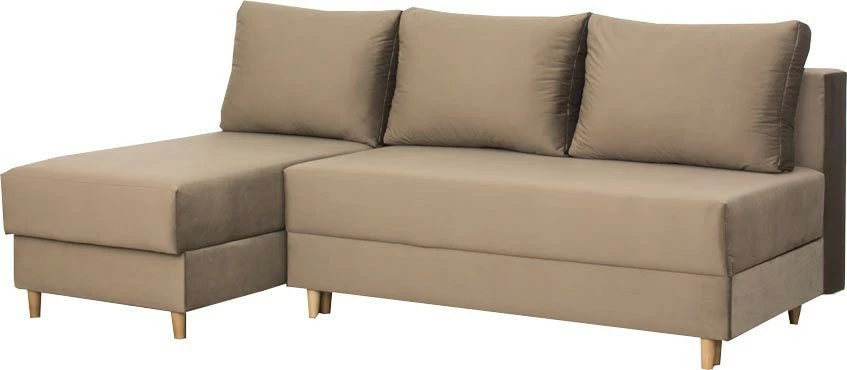 Narożnik Madryt (plusz brąz) 