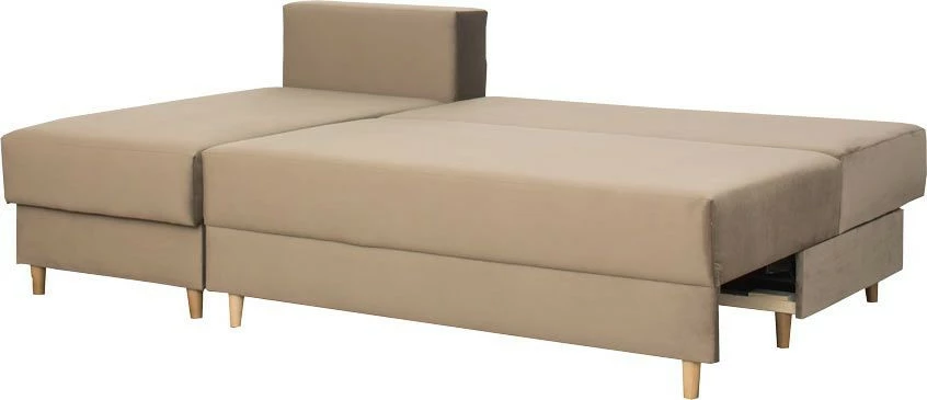 Narożnik Madryt (plusz brąz)