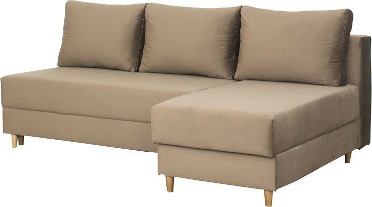 Narożnik Madryt (plusz brąz)