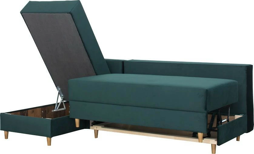 Narożnik Madryt (plusz zieleń)