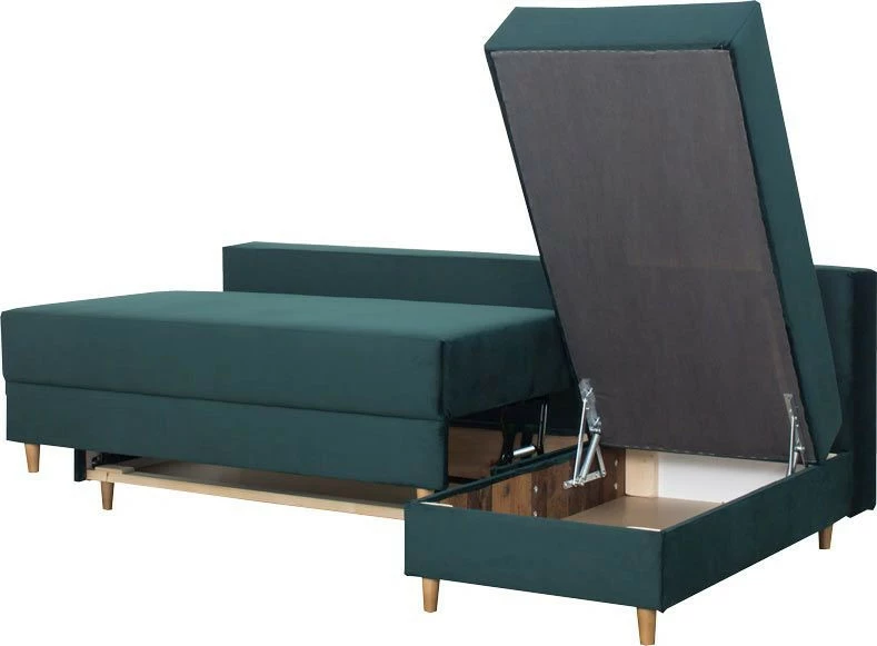 Narożnik Madryt (plusz zieleń)