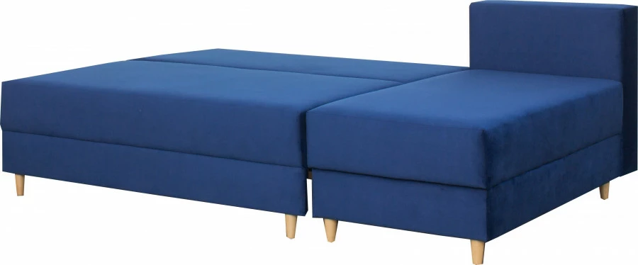 Narożnik Madryt (plusz granat)