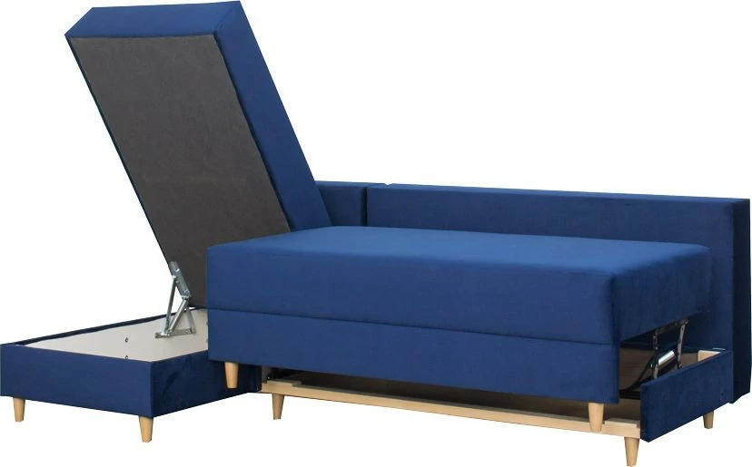 Narożnik Madryt (plusz granat)