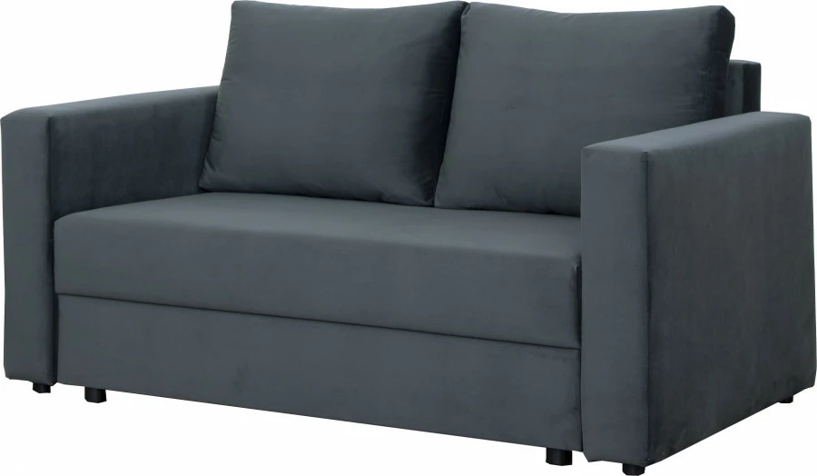 Sofa rozkładana Milano (plusz grafit) 