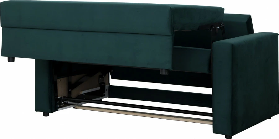 Sofa rozkładana Milano (plusz zieleń)