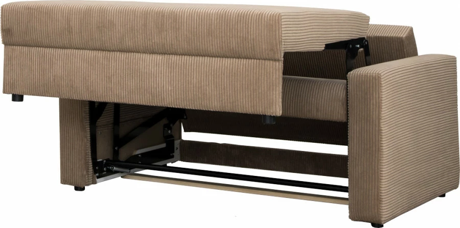 Sofa rozkładana Milano (sztruks brąz)