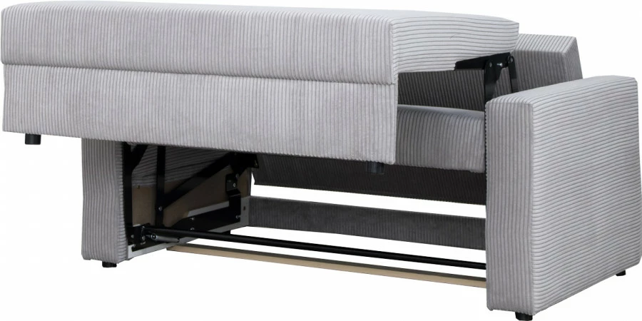 Sofa rozkładana Milano (sztruks szary)