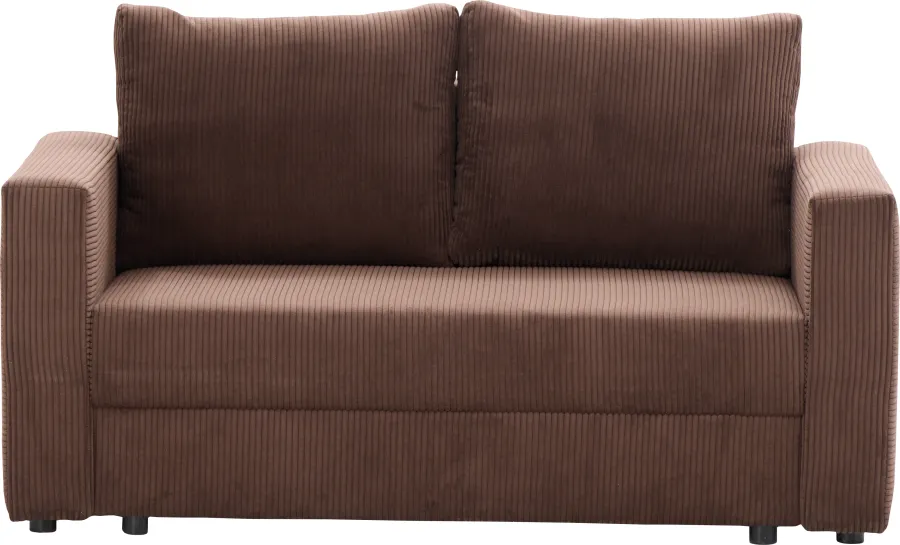 Sofa rozkladana Milano (sztruks czekoladowy brąz)